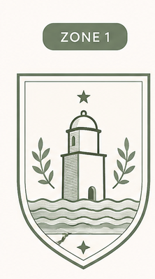 Blason Zone 1 Saint-Tropez et Golfe