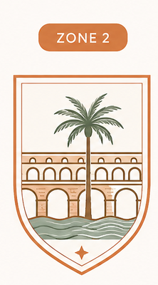Blason Zone 2 Fréjus Saint-Raphaël