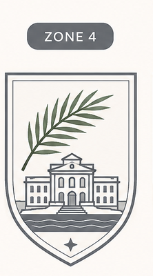 Blason Zone 4 Cannes Antibes